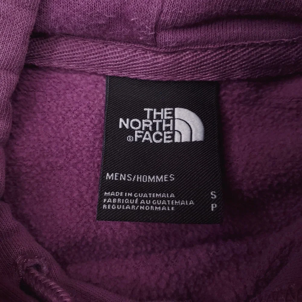 North Face Hoodie Mens Small Purple Pullover Sweatshirt Hoody Outdoor Preppy